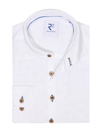 Kids linen blend shirt 004 - White