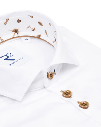 Kids 2 PLY organic cotton shirt 004 - White