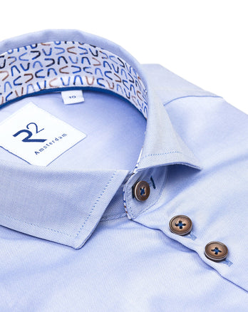 Kids cotton shirt 018 - Light blue