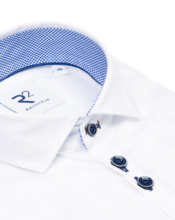 Kids 2 PLY organic cotton shirt 004 - White