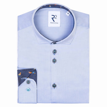 Kids 2 PLY cotton shirt 018 - Light blue