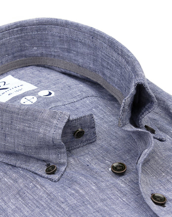 Linnen overhemd 025 - Antracite