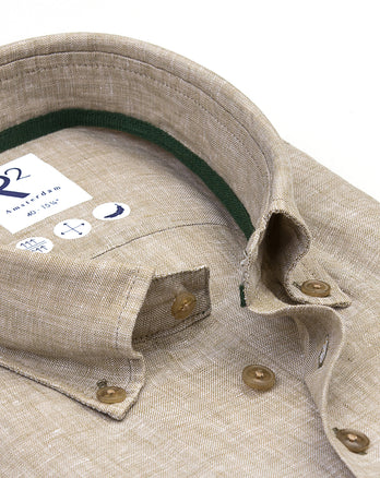 Chemise en lin 074 - Green