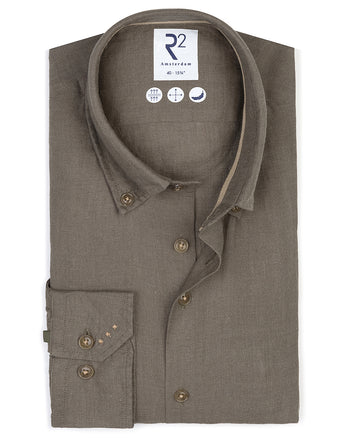 Chemise en lin 074 - Green