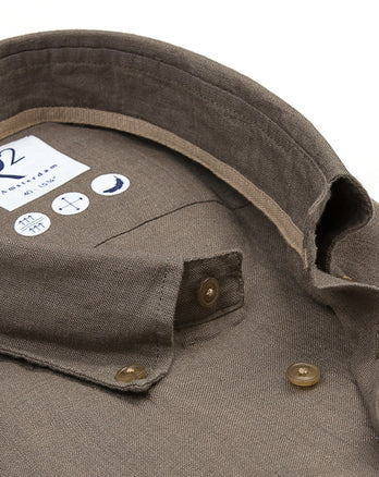 Chemise en lin 074 - Green