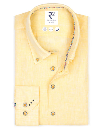 Chemise en lin 055 - Yellow
