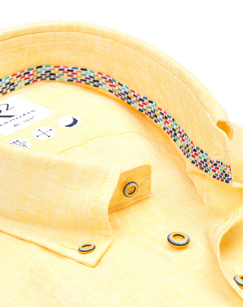Chemise en lin 055 - Yellow