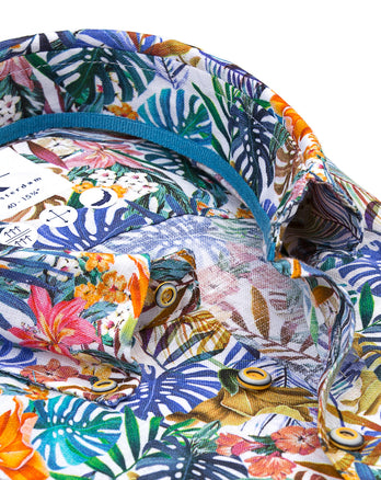 Chemise en lin à imprimé jungle 073 - Multicolour