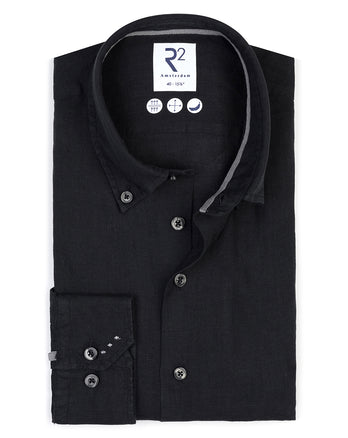 Leinenhemd 020 - Black