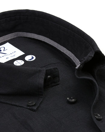 Leinenhemd 020 - Black