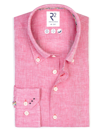 Linnen overhemd 087 - Pink