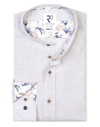 Linnen overhemd 045 - Beige