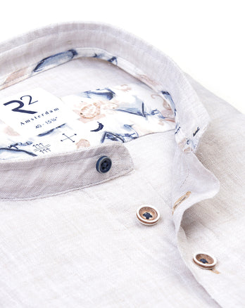 Linnen overhemd 045 - Beige