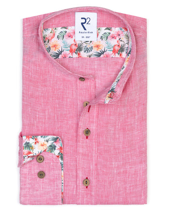 Linnen overhemd 085 - Red