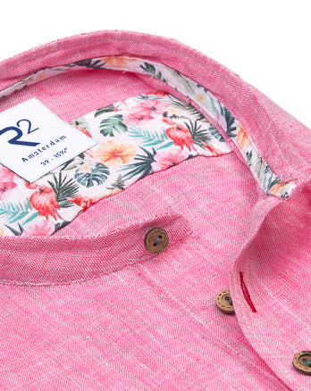 Linnen overhemd 085 - Red