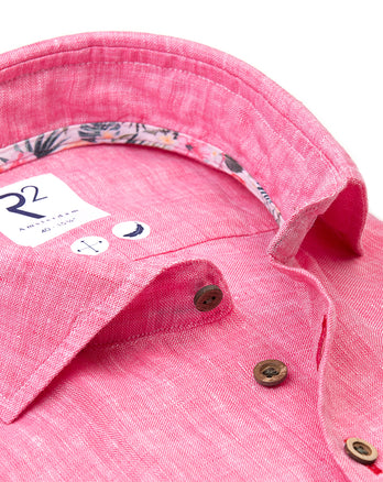 Chemise en lin 085 - Red