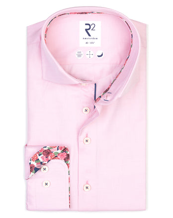 Chemise en coton sergé lourd 088 - Light pink