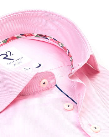 Chemise en coton sergé lourd 088 - Light pink