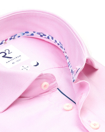 Chemise en coton dobby 088 - Light pink