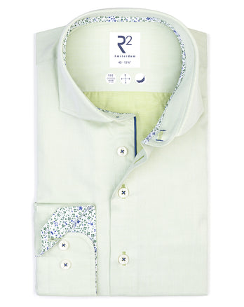 Chemise en coton sergé 069 - Bright green