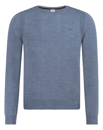 Wool Blend Jumper 014 - Blue