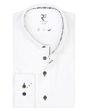 2 PLY Bio-Baumwollhemd 039 - Off white