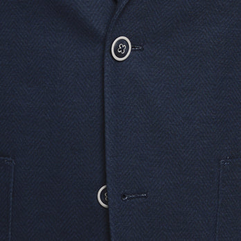 Blazer imprimée à chevrons 010 - Navy