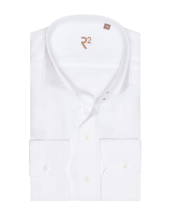 R2 Premium cotton twill shirt 004 - White