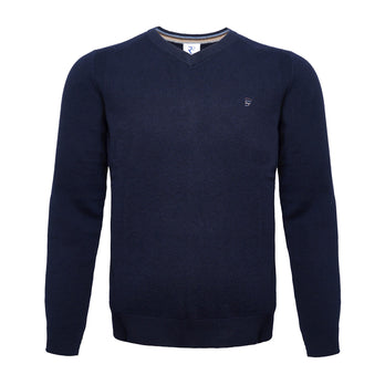 100% Merinowol trui 010 - Navy