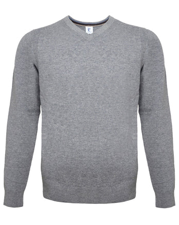 100% Merino wool jumper 028 - Grey
