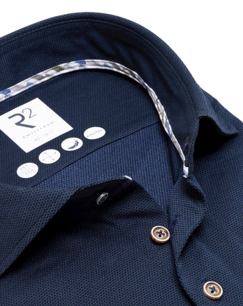 Travel shirt 010 - Navy