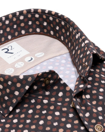 Chemise Travel à pois 041 - Brown