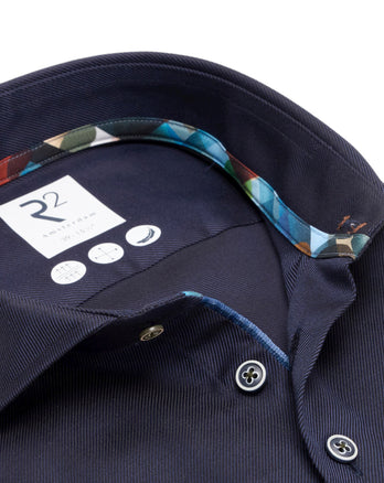 Chemise en coton heavy twill 010 - Navy