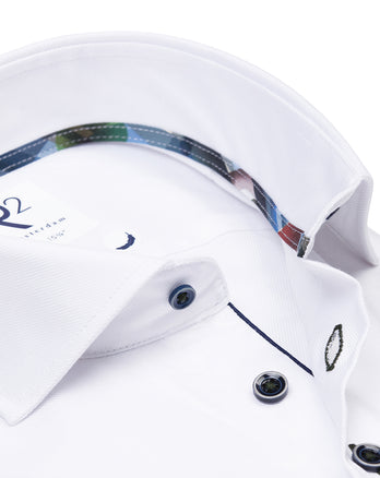 Chemise en coton heavy twill 004 - White