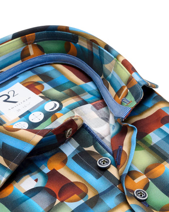 Chemise en coton imprimé sofas 073 - Multicolour