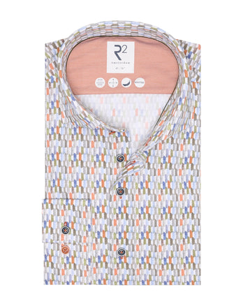 Chemise tricotée imprimé coussin 073 - Multicolour