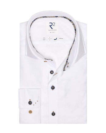 Chemise tricotée à chevrons 004 - White