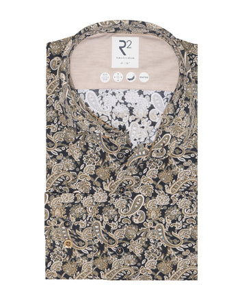 Chemise tricotée imprimé cachemire 073 - Multicolour