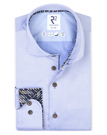 2 PLY Bio-Baumwollhemd 018 - Light blue