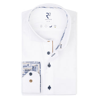 Chemise en coton 2 PLY bio 004 - White