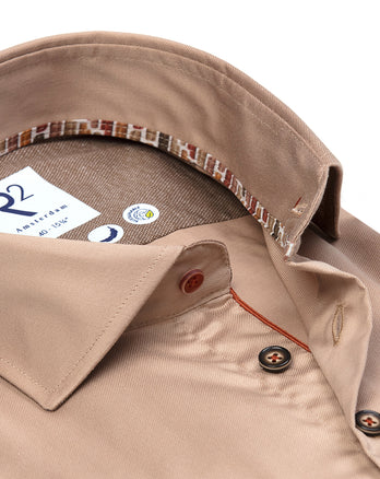 2 PLY Bio-Baumwollmischung Hemd 045 - Beige