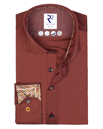 2 PLY Bio-Baumwollmischung Hemd 085 - Red