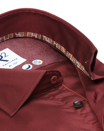 2 PLY Bio-Baumwollmischung Hemd 085 - Red