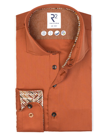 2 PLY Bio-Baumwollmischung Hemd 090 - Brique