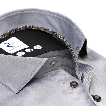 2 PLY organic cotton shirt 028 - Grey