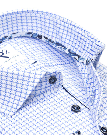 Chemise en coton heavy twill 018 - Light blue