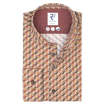 Manches extra longues. Chemise stretch à imprimé canapé 073 - Multicolour