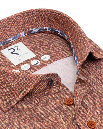 Bedrucktes Knitted Hemd 095 - Orange