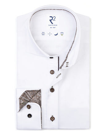 2 PLY Baumwollhemd 004 - White