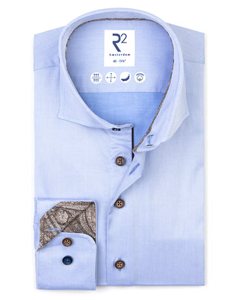 2 PLY Baumwollhemd 018 - Light blue